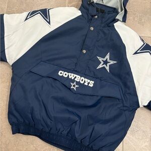 NFL Kids Navy and White Puffer Jacket